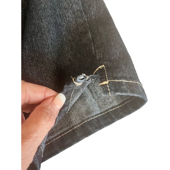 Gloria Vanderbilt Bermuda Shorts, Denim, Size 14 - Picture 3 of 5